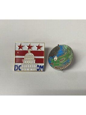 LOT 2 Washington DC Maryland 1998 Odyssey of the Mind Pin US Capitol World